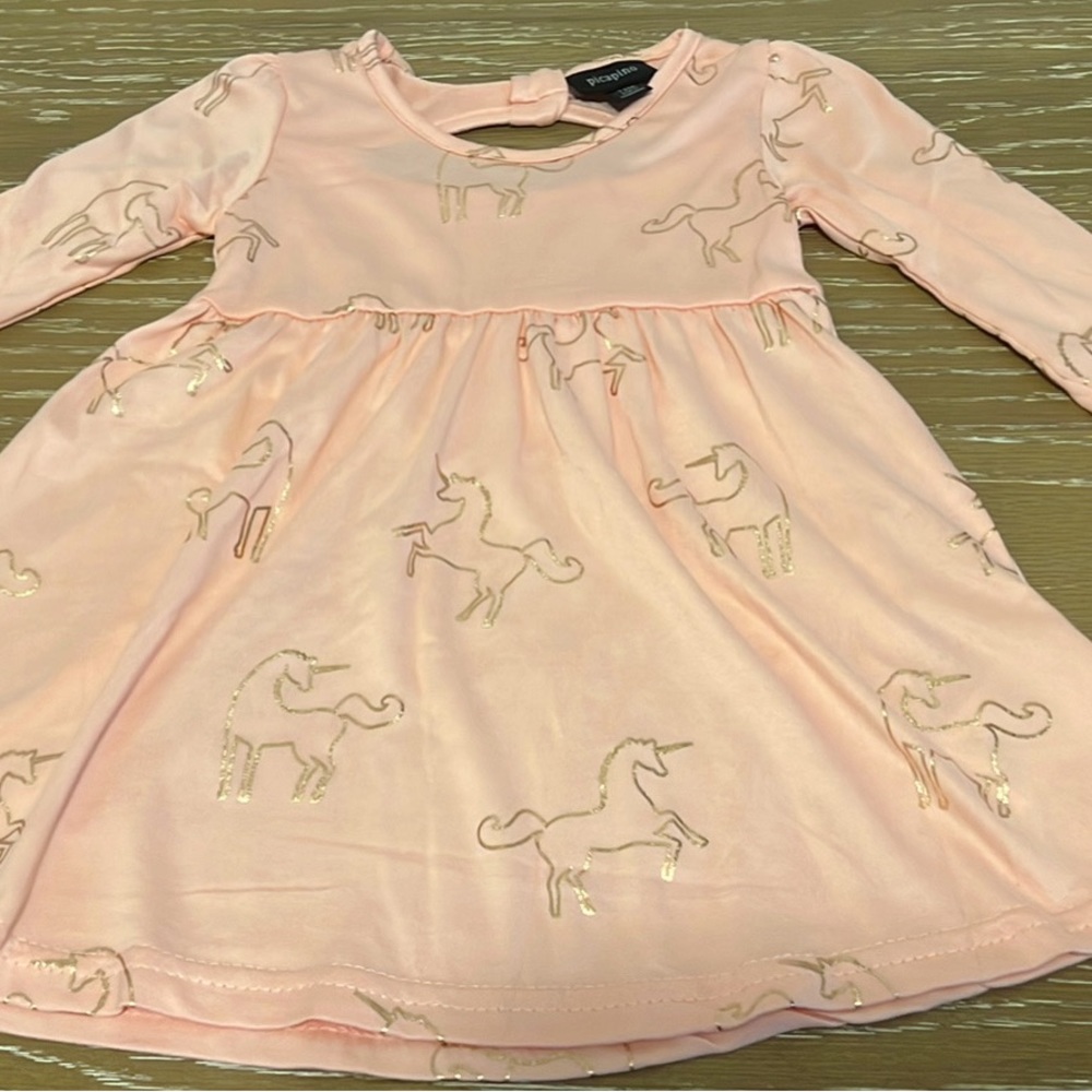 Soft light pink unicorn dress